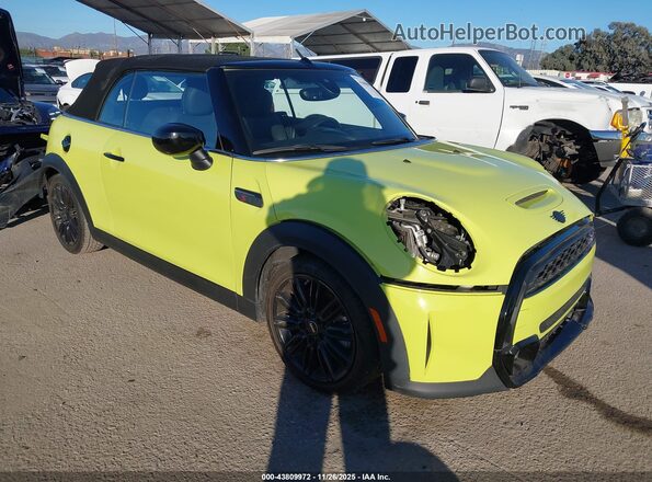 WMW43DL09R3R95303 2024 MINI CONVERTIBLE Зеленый Передняя правая четверть