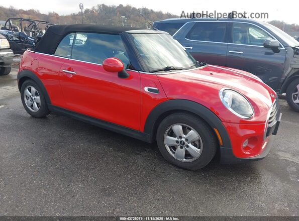 WMWWG5C58K3H08511 2019 MINI CONVERTIBLE Красный Передняя правая четверть