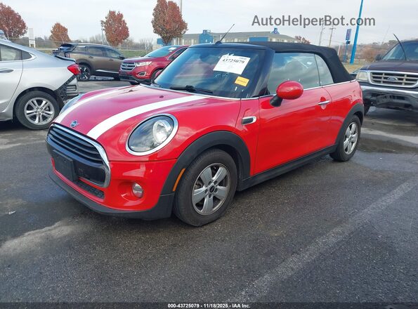 WMWWG5C58K3H08511 2019 MINI CONVERTIBLE Красный Передняя левая четверть