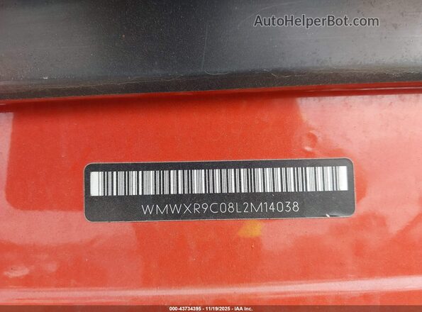 WMWXR9C08L2M14038 2020 MINI HARDTOP Orange Widok komory silnika