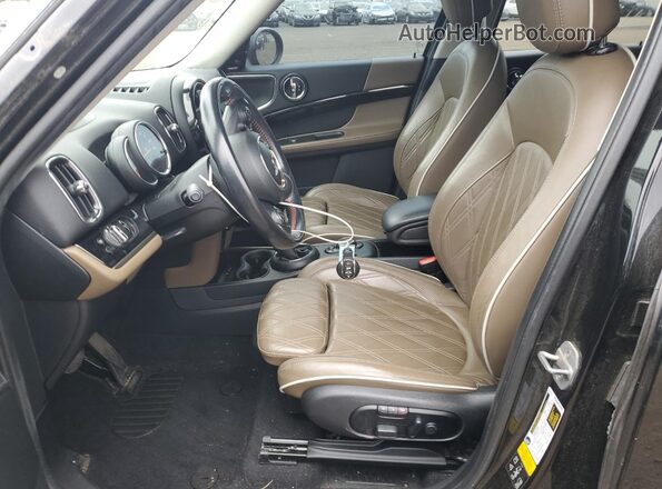 WMZYV5C37J3E04407 2018 MINI COOPER Black Widok wnętrza z przodu