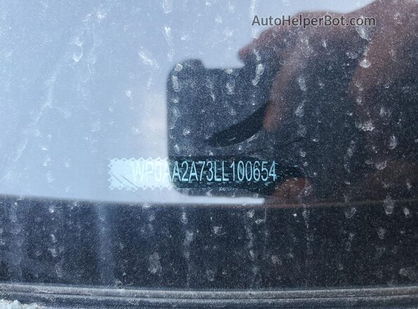 WP0AA2A73LL100654 2020 PORSCHE PANAMERA Серебряный Вид подкапотного пространства