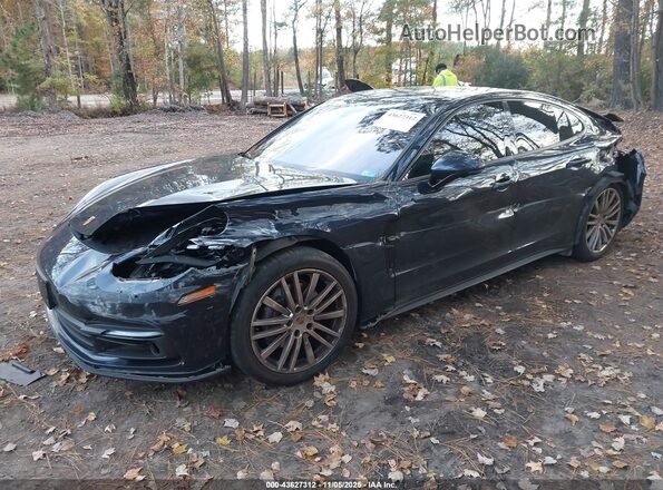 WP0AA2A77KL101059 2019 PORSCHE PANAMERA Синий Передняя левая четверть