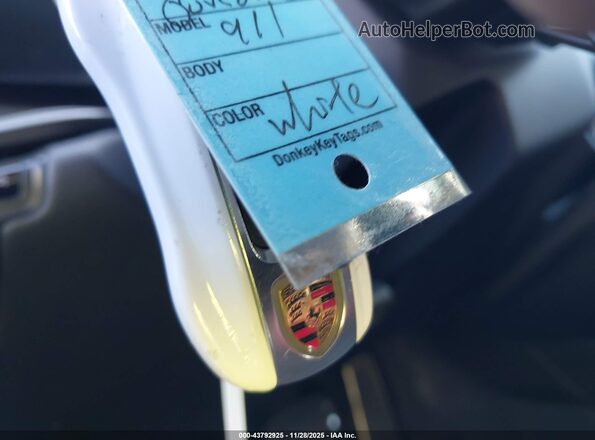 WP0AA2A95MS207049 2021 PORSCHE 911 White Vista del salpicadero