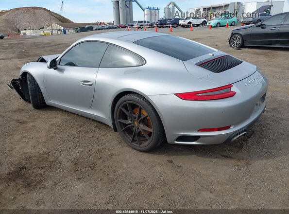 WP0AA2A97HS106276 2017 PORSCHE 911 Серебряный Задняя левая четверть