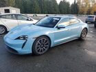 2022 Porsche Taycan Blue vin: WP0AA2Y10NSA15249
