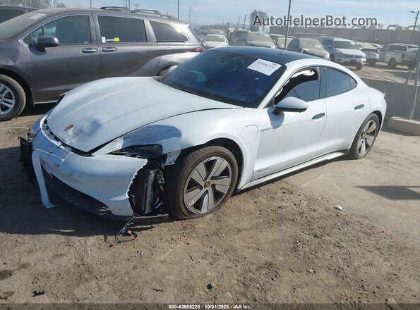 WP0AA2Y15PSA14648 2023 PORSCHE TAYCAN Белый Передняя левая четверть