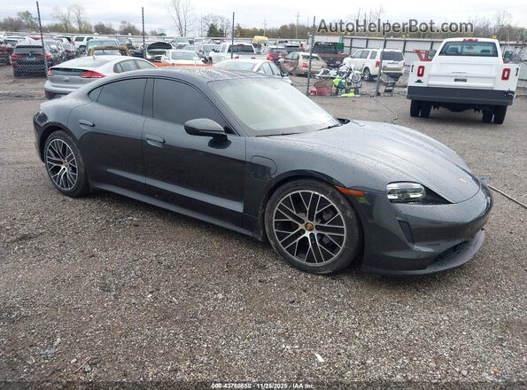 WP0AA2Y16NSA15577 2022 PORSCHE TAYCAN Gray Przód prawy