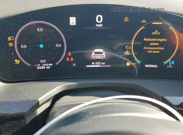 WP0AA2YA1SL008877 2025 PORSCHE PANAMERA Black Vista del cuadro de instrumentos