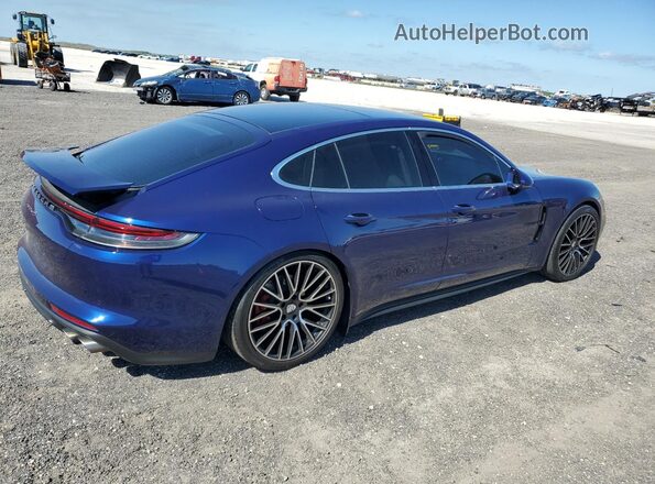 WP0AB2A74ML139235 2021 PORSCHE PANAMERA Синий Задняя правая четверть