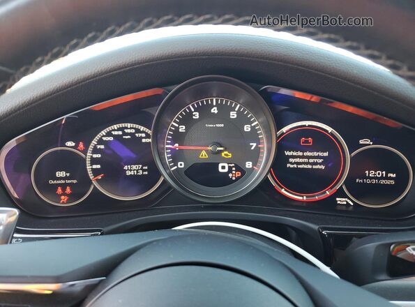 WP0AB2A74ML139235 2021 PORSCHE PANAMERA Синий Вид щитка приборов