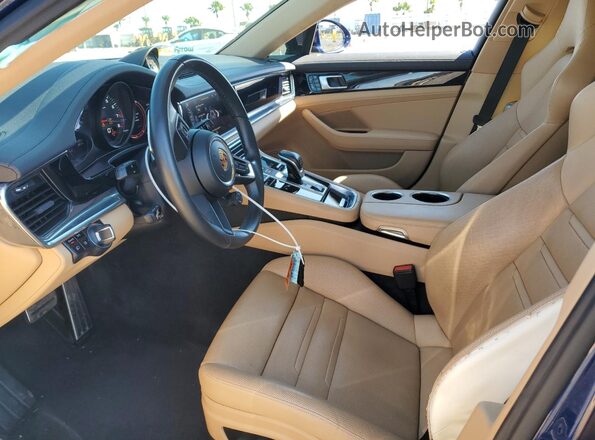WP0AB2A74ML139235 2021 PORSCHE PANAMERA Синий Вид салона спереди