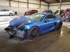 2016 Porsche Cayman S Blue vin: WP0AB2A80GK186328