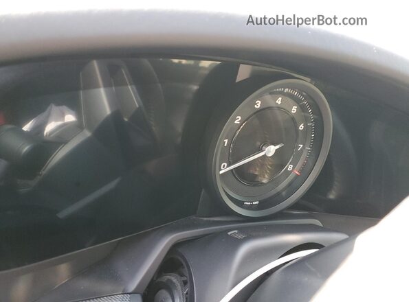 WP0AB2A90LS225261 2020 PORSCHE 911 Black Widok zestawu wskaźników