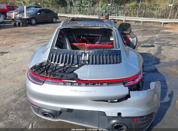 WP0AB2A91LS229769 2020 PORSCHE 911 Серебряный Панорамный вид салона 360°