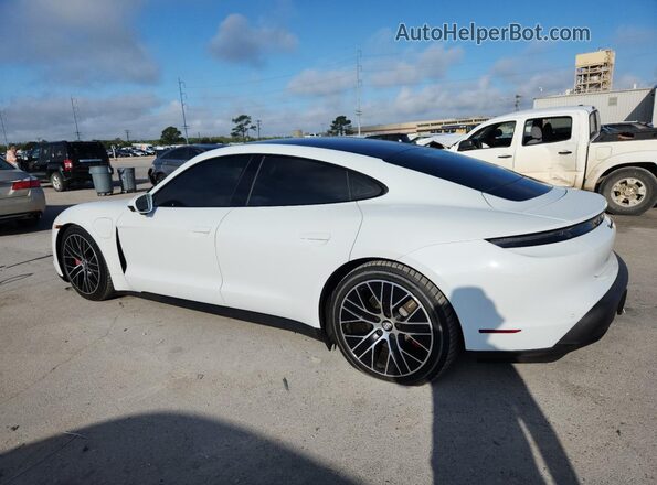 WP0AB2Y11MSA44545 2021 PORSCHE TAYCAN Белый Задняя левая четверть