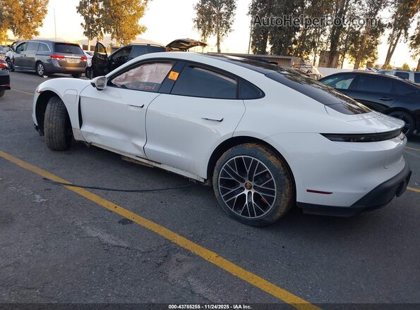 WP0AB2Y17MSA41780 2021 PORSCHE TAYCAN Белый Задняя левая четверть