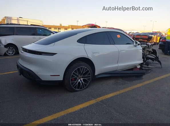 WP0AB2Y17MSA41780 2021 PORSCHE TAYCAN Белый Задняя правая четверть