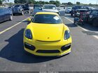 2016 Porsche Cayman Gt4 Желтый vin: WP0AC2A8XGK191243