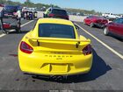 2016 Porsche Cayman Gt4 Желтый vin: WP0AC2A8XGK191243