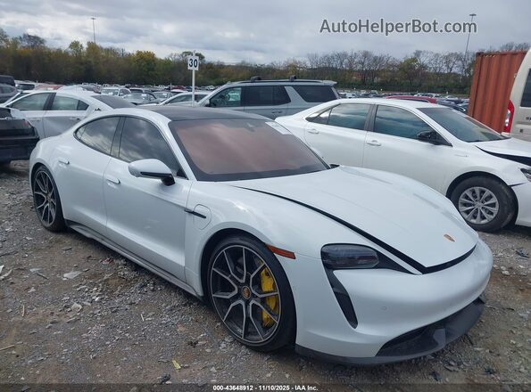 WP0AC2Y18NSA54603 2022 PORSCHE TAYCAN Белый Вид задней части салона