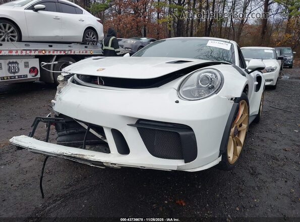 WP0AF2A98KS165121 2019 PORSCHE 911 White Вид щитка приладів