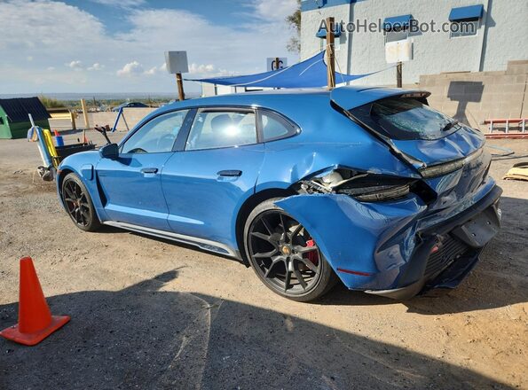 WP0CD2Y15PSA90273 2023 PORSCHE TAYCAN Синий Задняя левая четверть