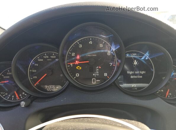 WP1AA2A29HKA87795 2017 PORSCHE CAYENNE White Instrument cluster view