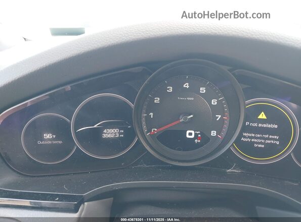 WP1AA2AY2LDA09196 2020 PORSCHE CAYENNE White უკანა სავარძლების ხედი