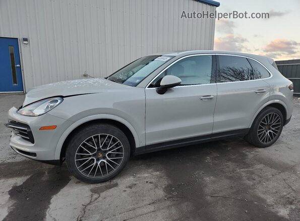 WP1AA2AY3MDA03490 2021 PORSCHE CAYENNE Gray Vista tres cuartos delantera izquierda