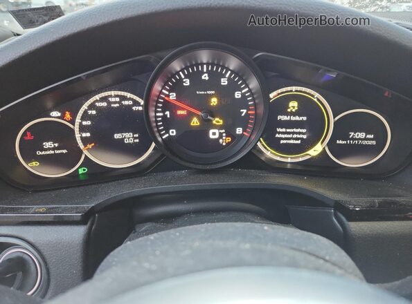 WP1AA2AY3MDA03490 2021 PORSCHE CAYENNE Gray Vista del cuadro de instrumentos