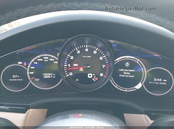 WP1AA2AY4LDA06672 2020 PORSCHE CAYENNE Blue Widok tylnych siedzeń