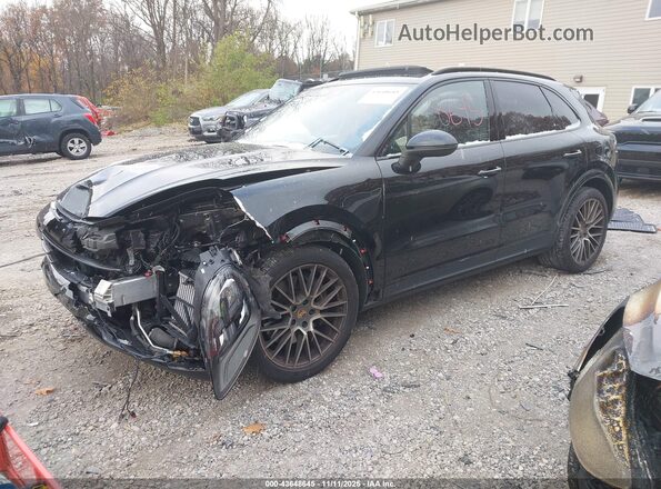 WP1AA2AY5NDA07025 2022 PORSCHE CAYENNE Black Передня ліва чверть