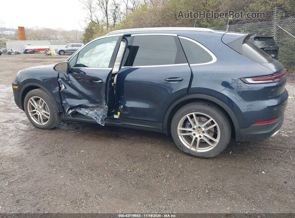 WP1AA2AY5RDA01425 2024 PORSCHE CAYENNE Синий Задняя левая четверть