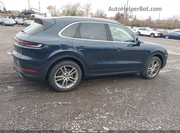 WP1AA2AY5RDA01425 2024 PORSCHE CAYENNE Синий Задняя правая четверть