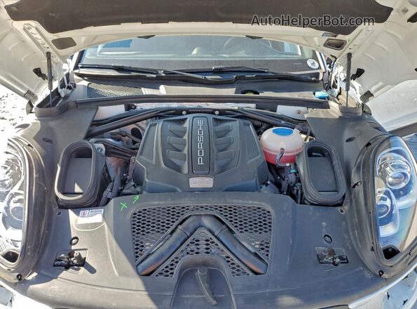 WP1AB2A55GLB53484 2016 PORSCHE MACAN White Vista del compartimento del motor