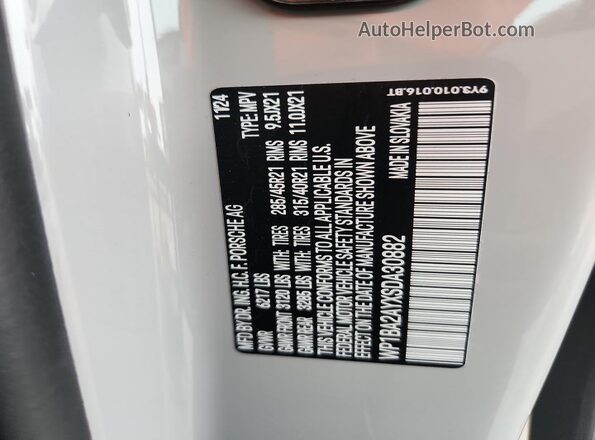 WP1BA2AYXSDA30882 2025 PORSCHE CAYENNE Серый Вид подкапотного пространства