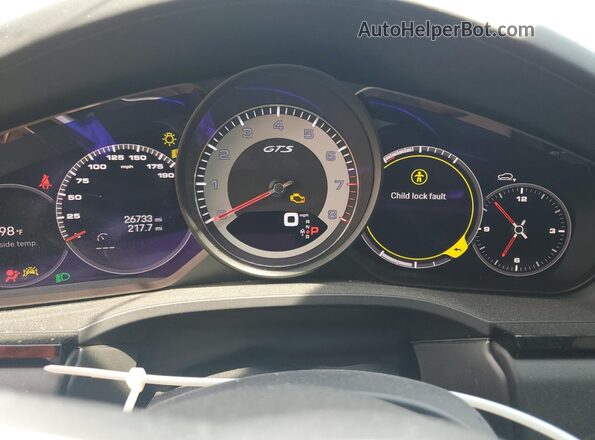WP1BG2AY8PDA32443 2023 PORSCHE CAYENNE Серый Вид щитка приборов