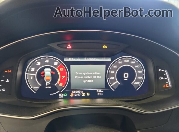 WUAPCBF28MN905494 2021 AUDI RS7 Black Widok zestawu wskaźników
