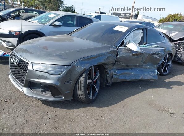 WUAW2BFC7GN901187 2016 AUDI RS7 Серый Передняя левая четверть
