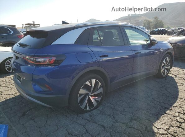 WVGDMPE28MP023186 2021 VOLKSWAGEN ID.4 Blue Trasero derecho