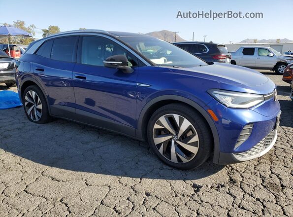 WVGDMPE28MP023186 2021 VOLKSWAGEN ID.4 Blue Delantero derecho