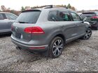 2017 Volkswagen Touareg V6 Wolfsburg Edition Gray vin: WVGRF7BP2HD000767