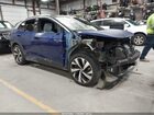 2021 Volkswagen Id.4 Awd Pro S Blue vin: WVGUNPE20MP059340