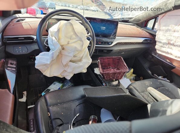 WVGUNPE20NP072235 2022 VOLKSWAGEN ID.4 Red Вид панелі приладів