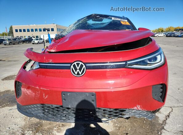 WVGUNPE20NP072235 2022 VOLKSWAGEN ID.4 Red Вид спереду