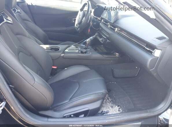 WZ1DB0C01MW041720 2021 TOYOTA GR SUPRA Black Widok wnętrza z przodu