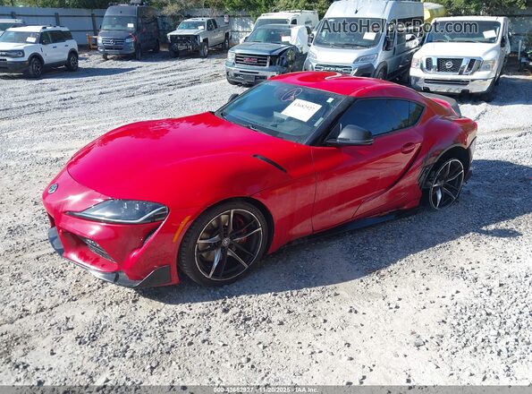 WZ1DB0C02MW042407 2021 TOYOTA GR SUPRA Красный Передняя левая четверть