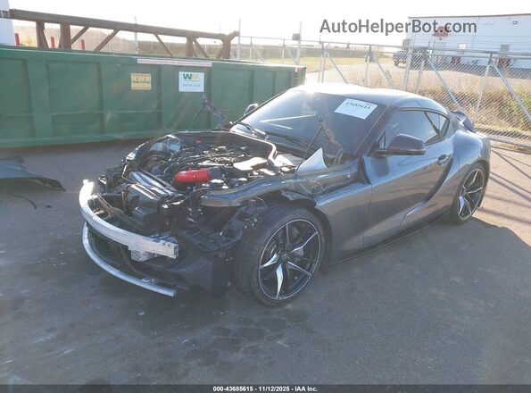 WZ1DB0C09MW033638 2021 TOYOTA GR SUPRA Серебряный Передняя левая четверть