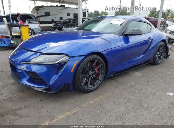 WZ1DB0G02PW054720 2023 TOYOTA GR SUPRA Синий Передняя левая четверть